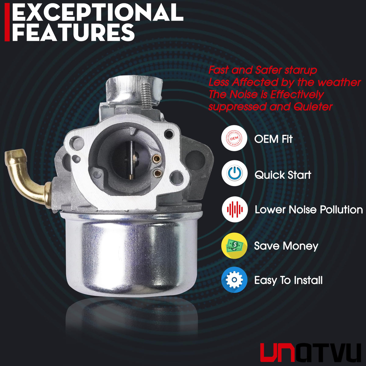 VNATVU compatible Intek 190cc engines and 850 series