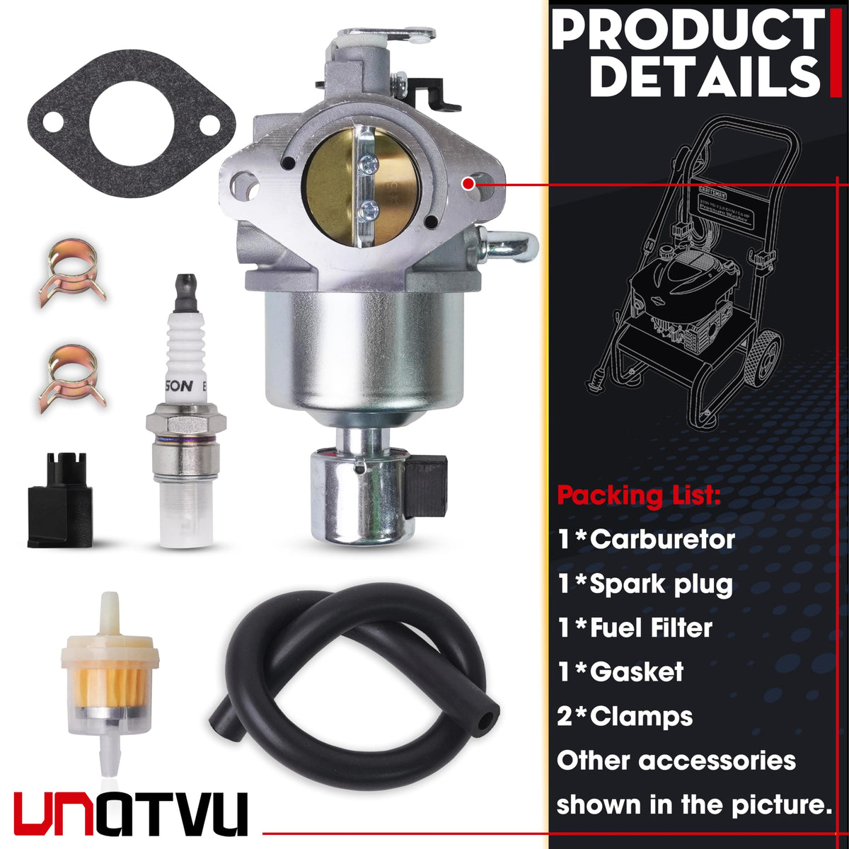 VNATVU packaging and kit image shows complete replacement set for easy install