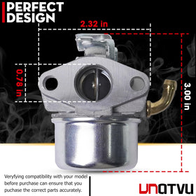 VNATVU spark plug included for consistent ignition