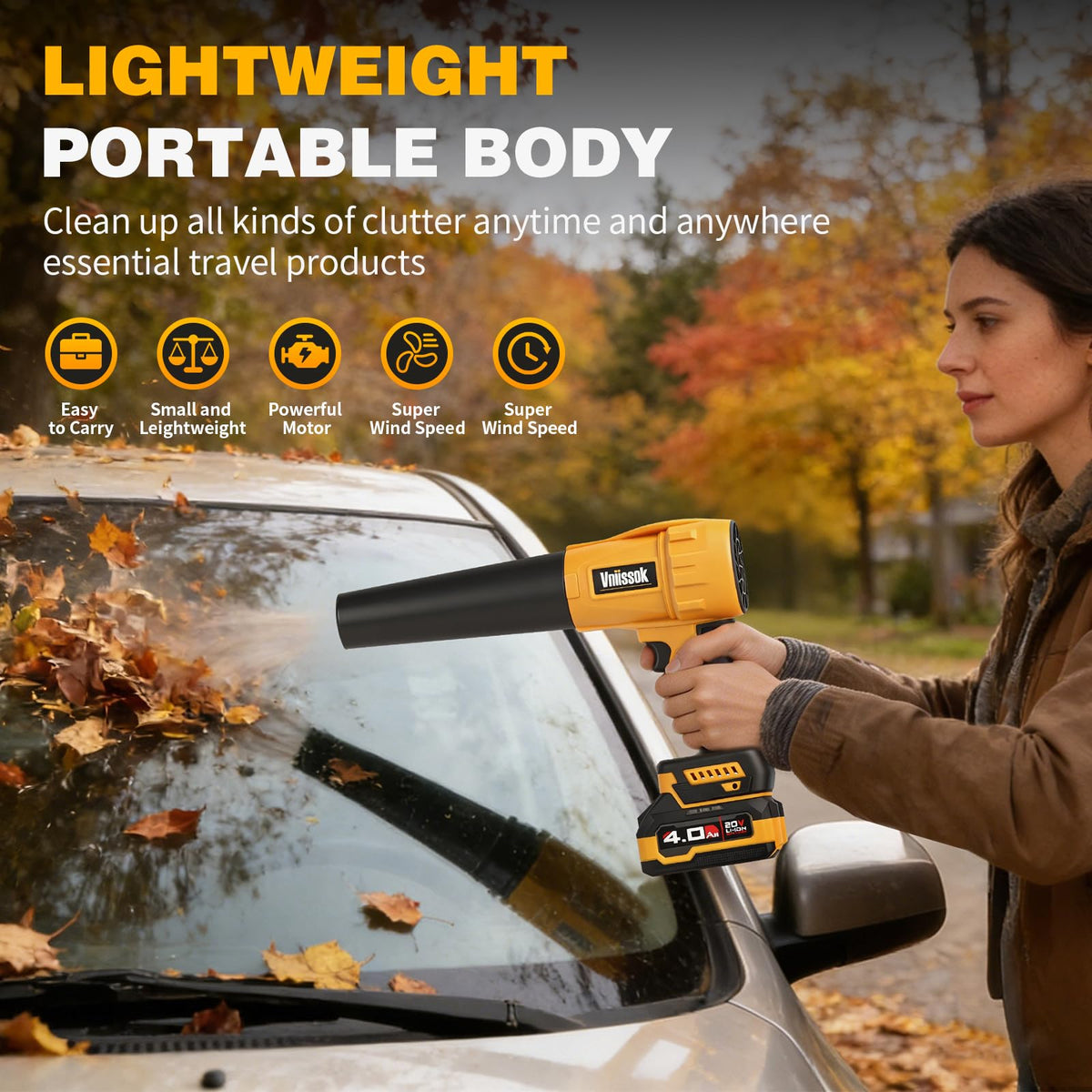 Vniissok adjustable wind power for delicate and heavy-duty tasks.