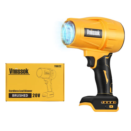 Vniissok electric cordless leaf blower for patio cleanup and dust removal