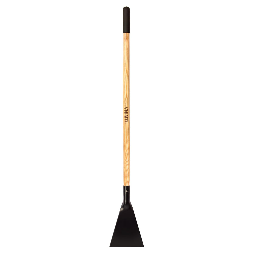 VNIMTI Ice Chopper with 56-inch length for back-friendly driveway ice removal.