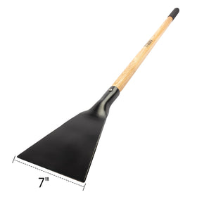 VNIMTI Ice Chopper wooden handle provides durable, comfortable grip.