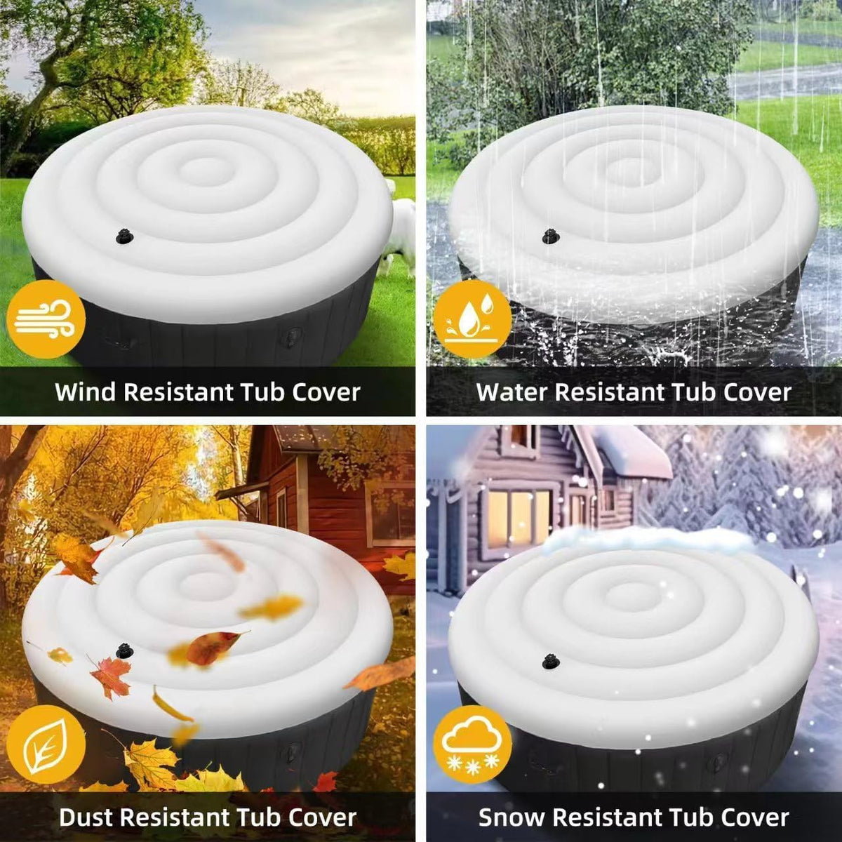 VniYors easy-setup cover speeds installation and removal.