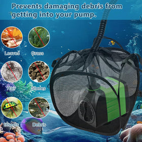 Voccos 7x7x7-inch pond filter bag fits many pumps