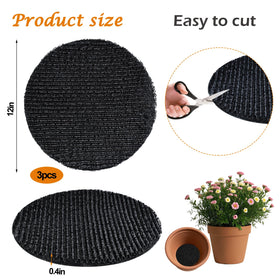 Voccos double-layer mesh drainage pad provides sturdy plant root support.