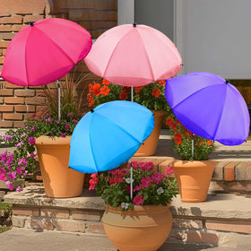 Voccos plant umbrella canopy 26in diameter shading potted plants