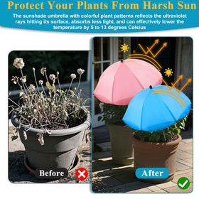 Voccos plant umbrella 50in height for taller plants and deeper shade
