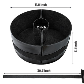 Voccos two semi-circular pots joined demonstrate easy assembly and stable shape.