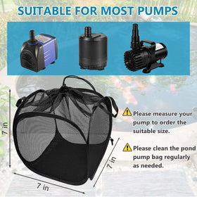 Voccos stainless steel frame keeps the filter bag shape during use