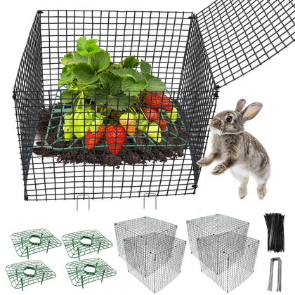 Voccos strawberry protectors ready to assemble for garden protection.
