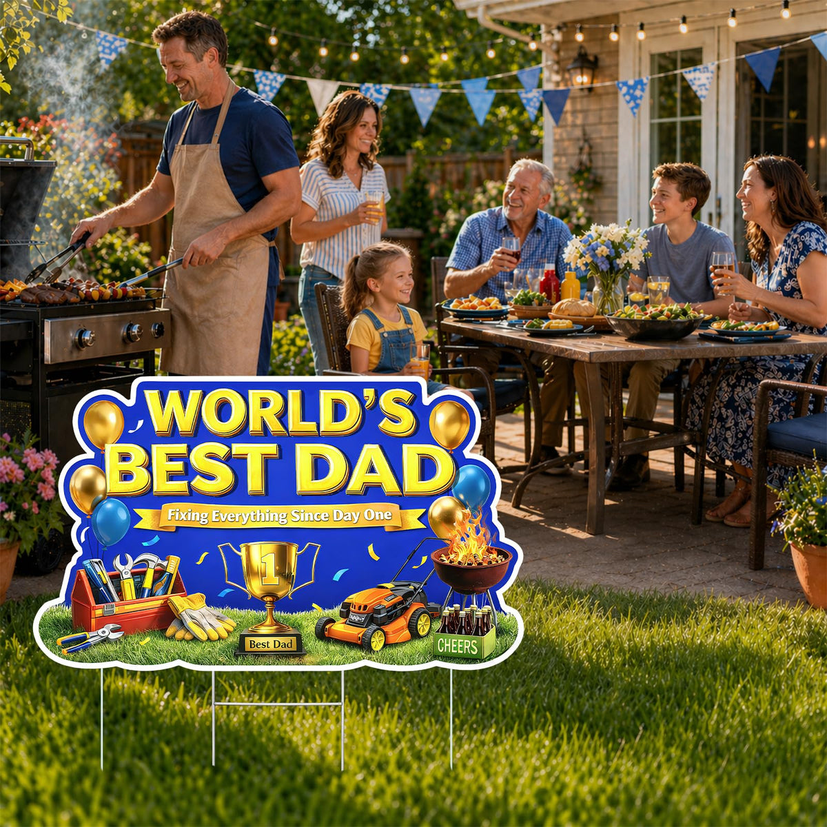 VOCHIC Mother's Day garden decor sign enhances curb appeal