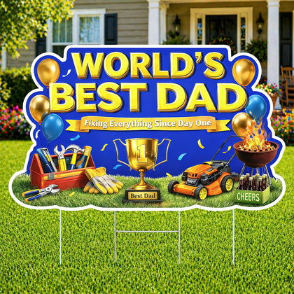 VOCHIC Queen Mom yard sign for Mother's Day decor creates focal point in front yard