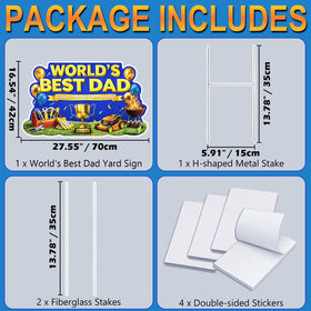 VOCHIC Weather-resistant yard sign withstands outdoor celebrations