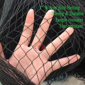 Vocray heavy-duty netting 1 inch mesh keeps small animals out of gardens.