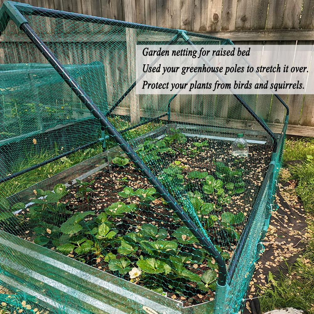 Vocray strawberries netting prevents animal intrusion while remaining light for picking.