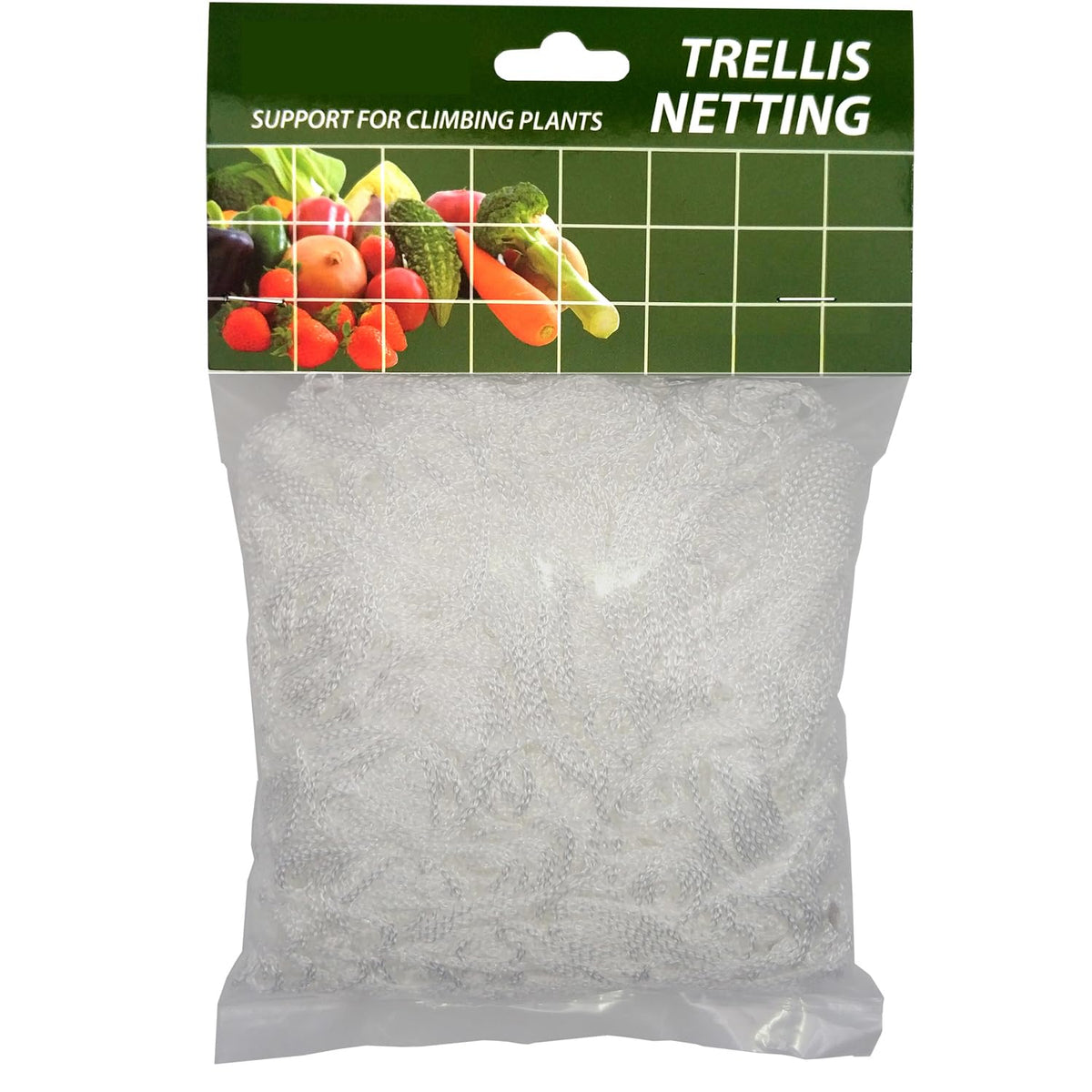 Vocray Plant Trellis Netting 5x15ft setup supports vertical climbing plants efficiently.