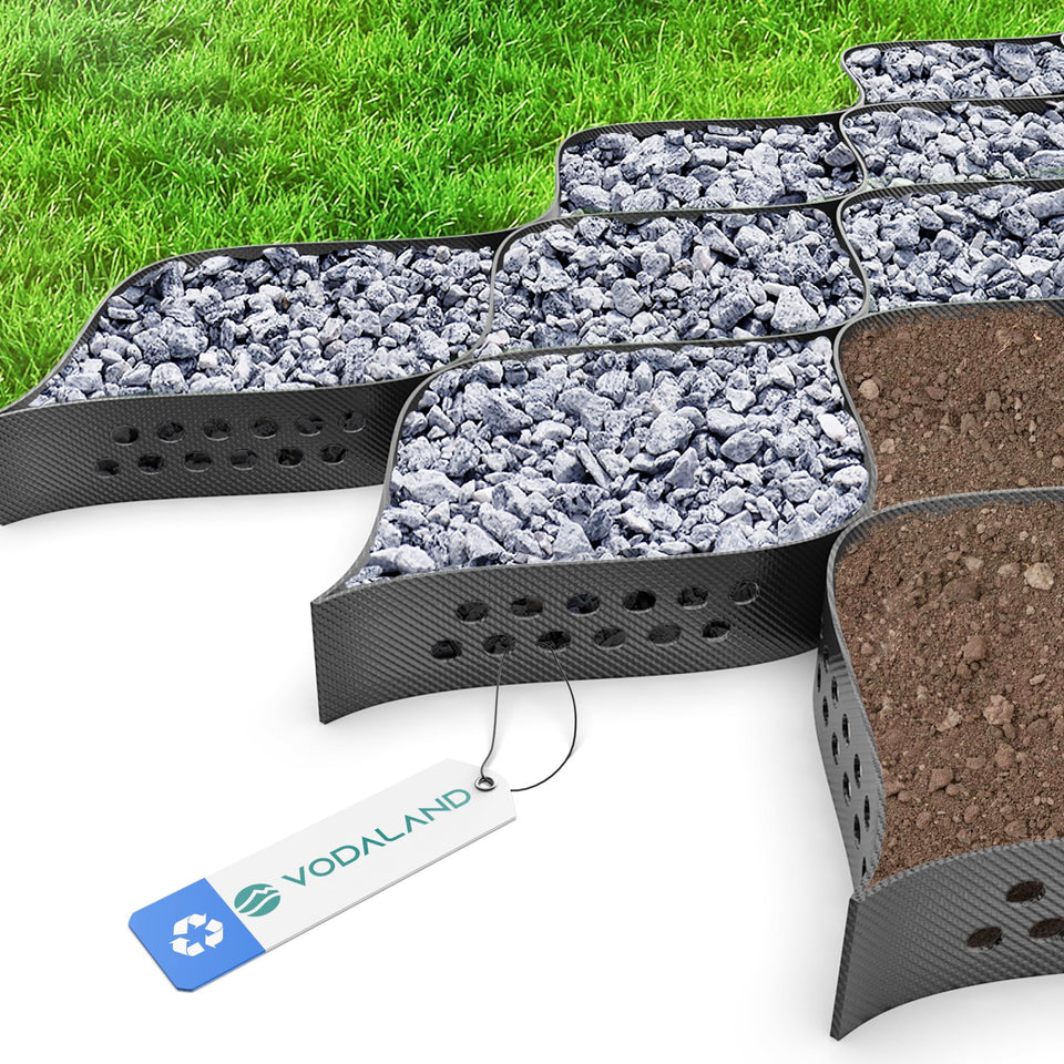Vodaland GeoCell 2in permeable grid for durable pedestrian paths and drainage.