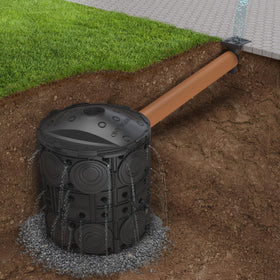 Vodaland ground anchors for secure installation across sites.