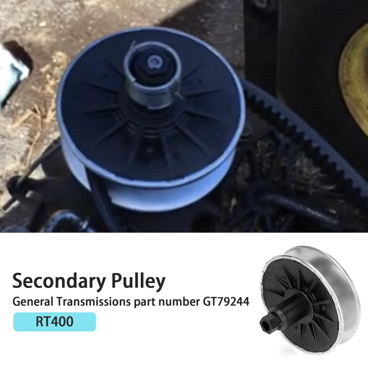 VODCACA RT400 pulley for John Deere E100 enables smoother gear shifts.