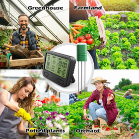 VODESON soil thermometer sensor reveals below-surface temperature for germination timing