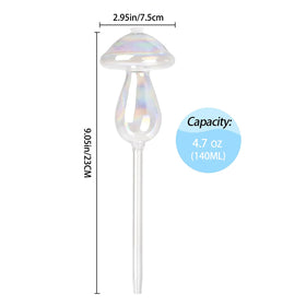 Vodhord hand-blown glass plant globes serving reliable watering