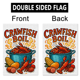 Vohado patio garden decor flag creates a warm welcome for guests.