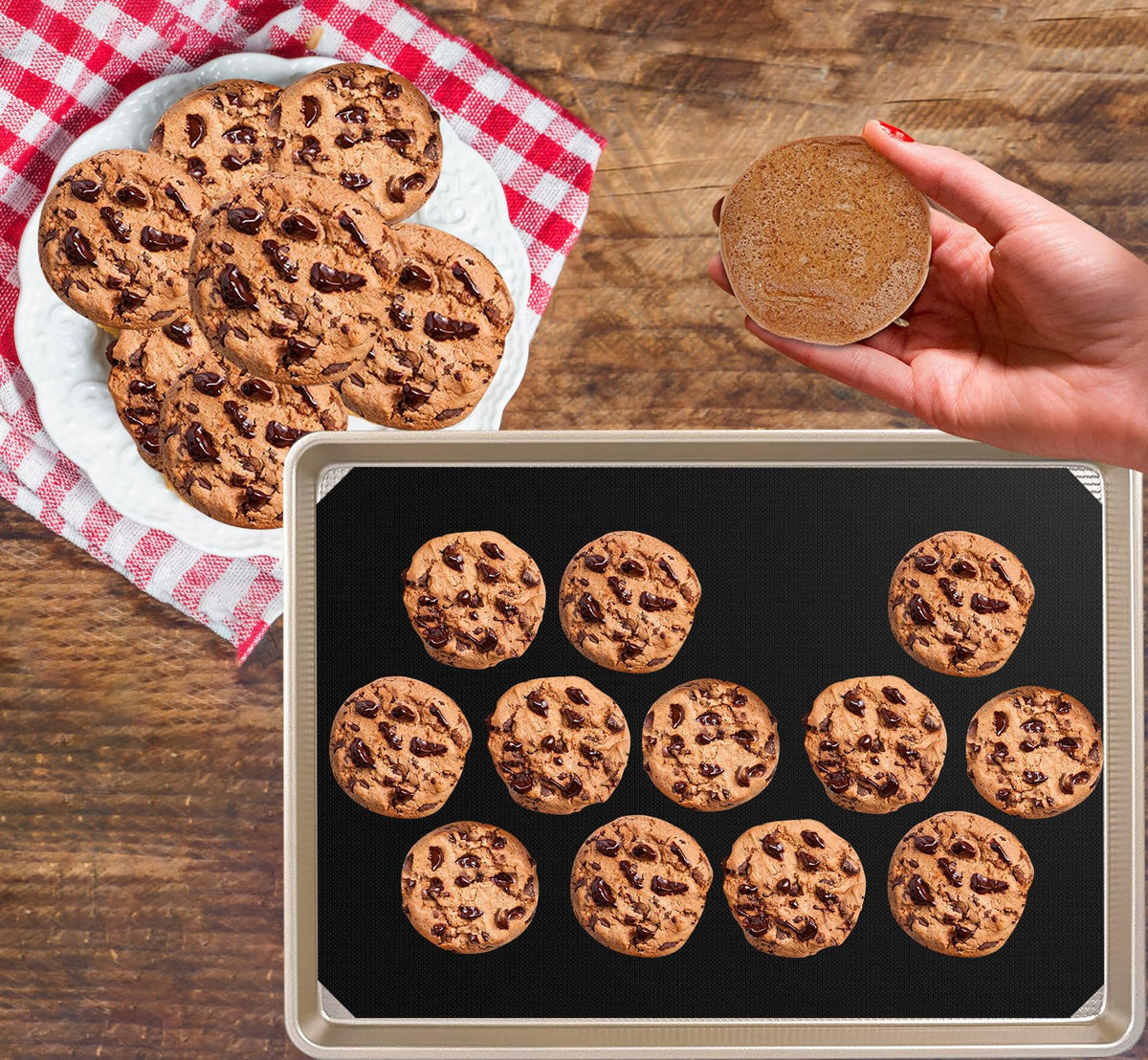 VOIRBLEU easy-clean non-stick surface is dishwasher safe on top rack