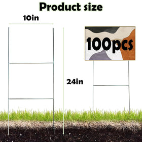 Voittozege galvanized steel stake offering stability for 4mm or 5mm signs.