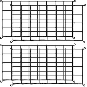 Voittozege trellis net 4-pack in a 2x4ft tent supports growth and light distribution.