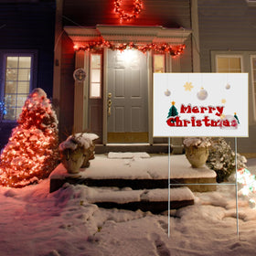 Voittozege weather-resistant stake protects yard signs in all weather.
