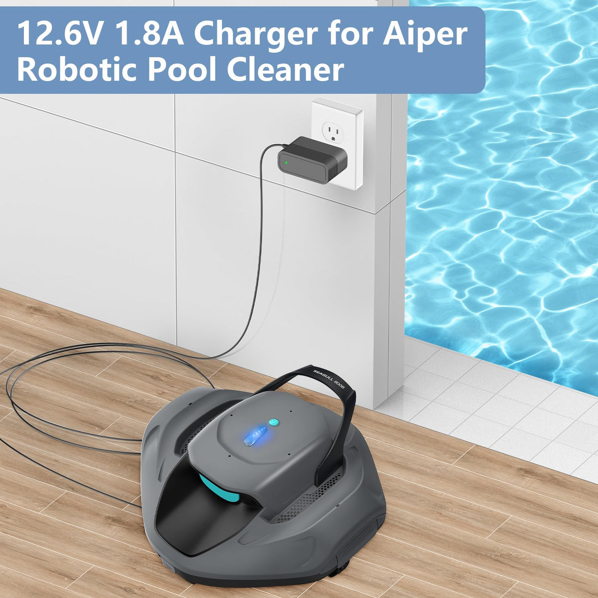 VOJSALDR 12.6V 1.8A charger close-up display