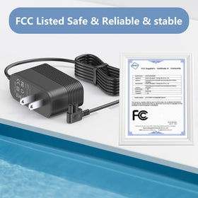 VOJSALDR 12.6V output connector compatible with Li-ion batteries.