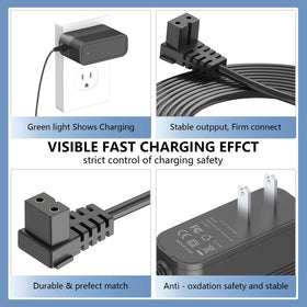 VOJSALDR included power cord and simple replacement setup