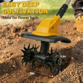 Vokoroad with carbon steel tines; 48 teeth for soil cultivation