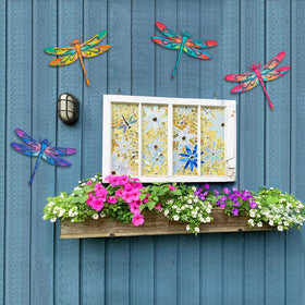 VOKPROOF dragonfly wall decor gradient wings brightens living spaces