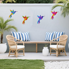 VOKPROOF hummingbird wall decor hangs easily on walls or fences