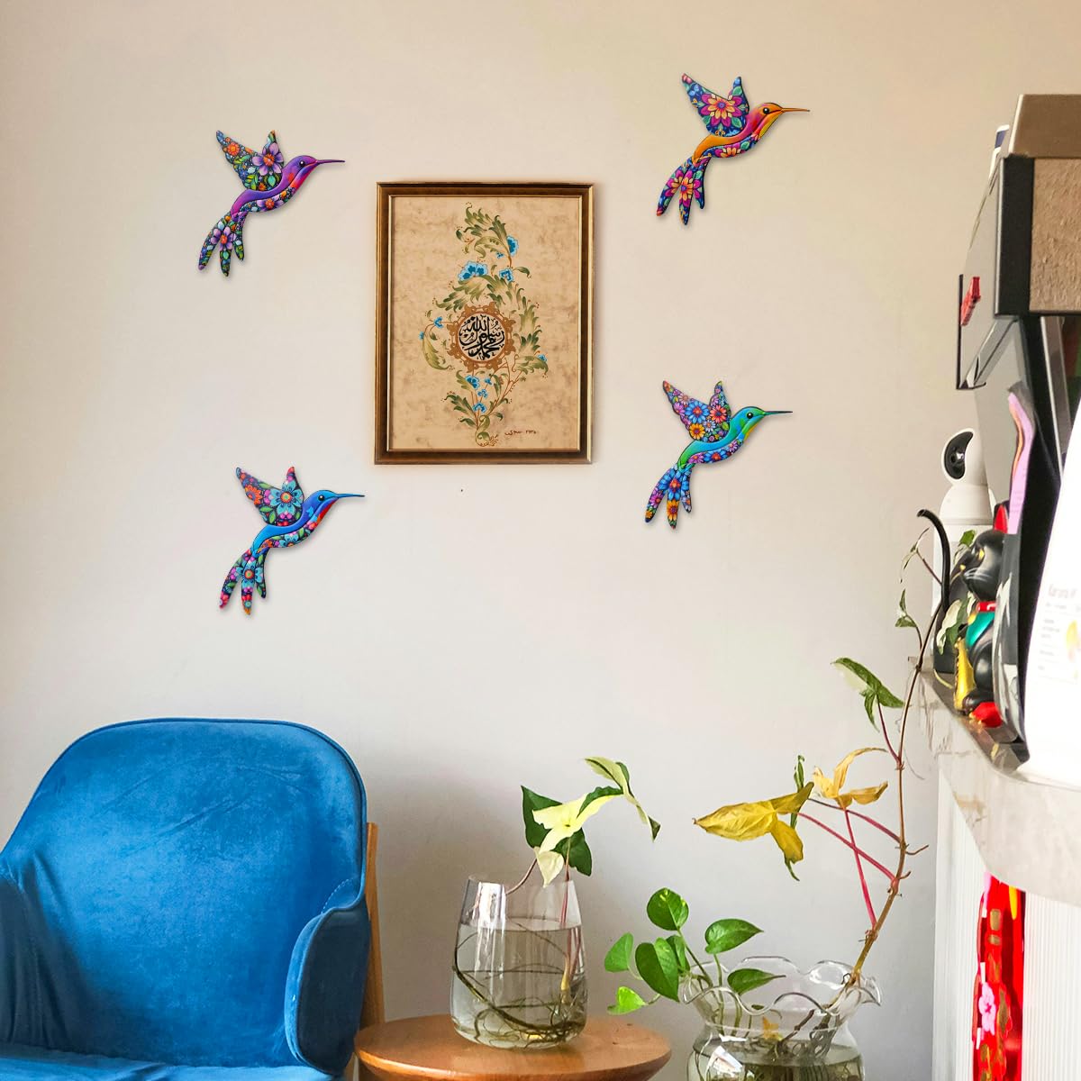 VOKPROOF wall decor showing two back hooks for easy hanging.
