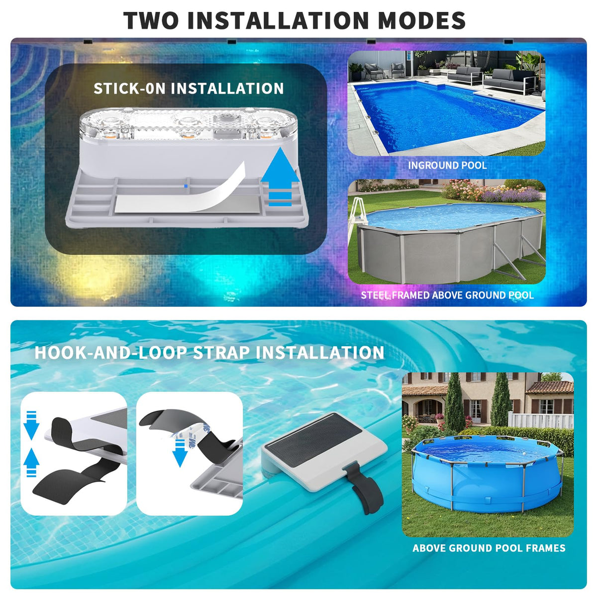 VOLISUN six-pack adds ambient glow to any pool or yard.