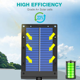 VOLT HERO crocodile clip connection for direct battery charging on outdoor gear.