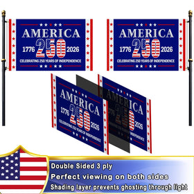 Volta heavy duty outdoor flag 3x5 designed to withstand wind and sun