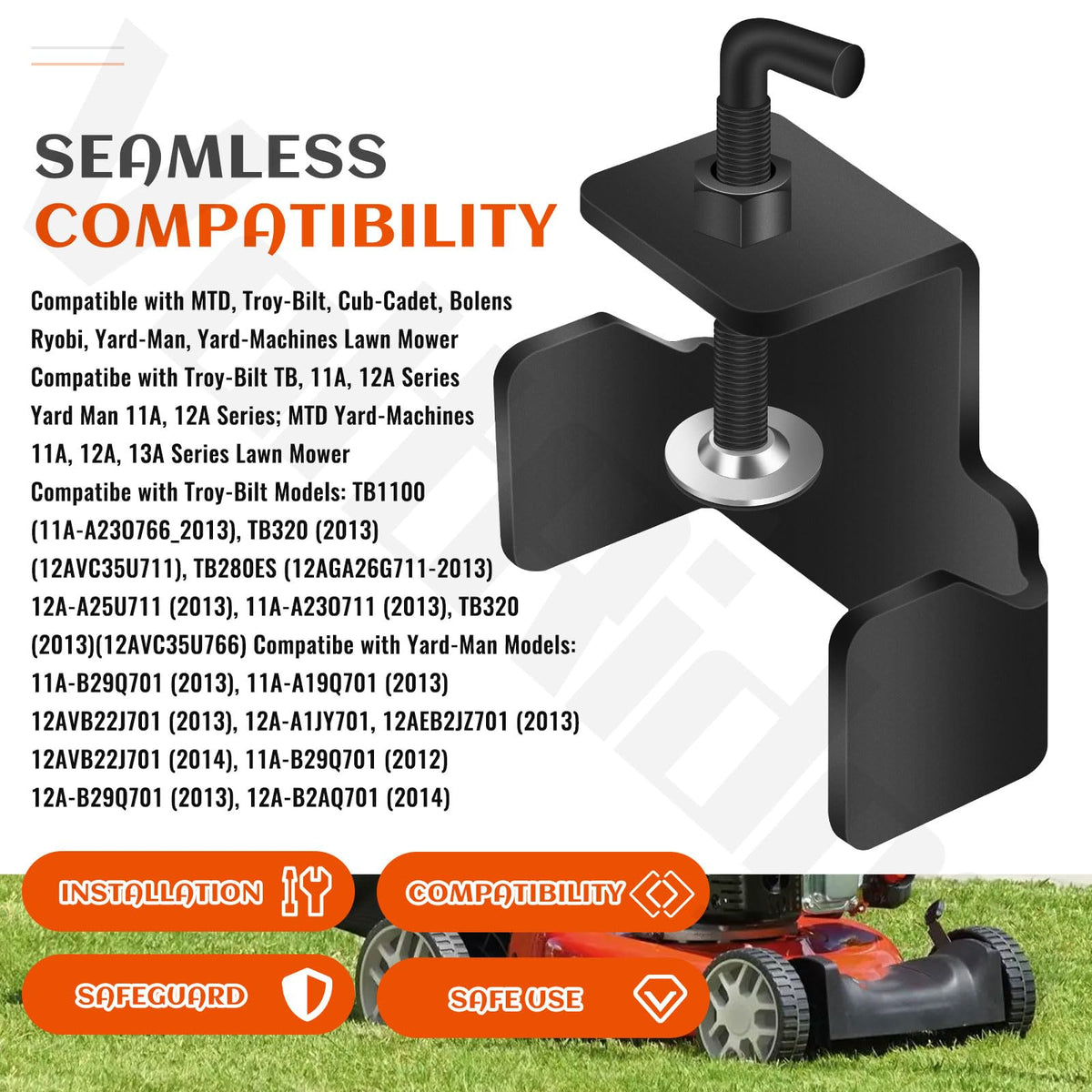 Voltridge blade removal tool compatibility with 21-inch mower decks