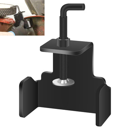 Voltridge blade removal tool front view with sturdy clamp for quick blade changes
