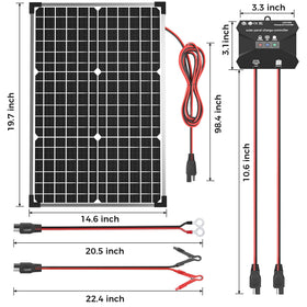 Voltset LED indicators show charging status at a glance.