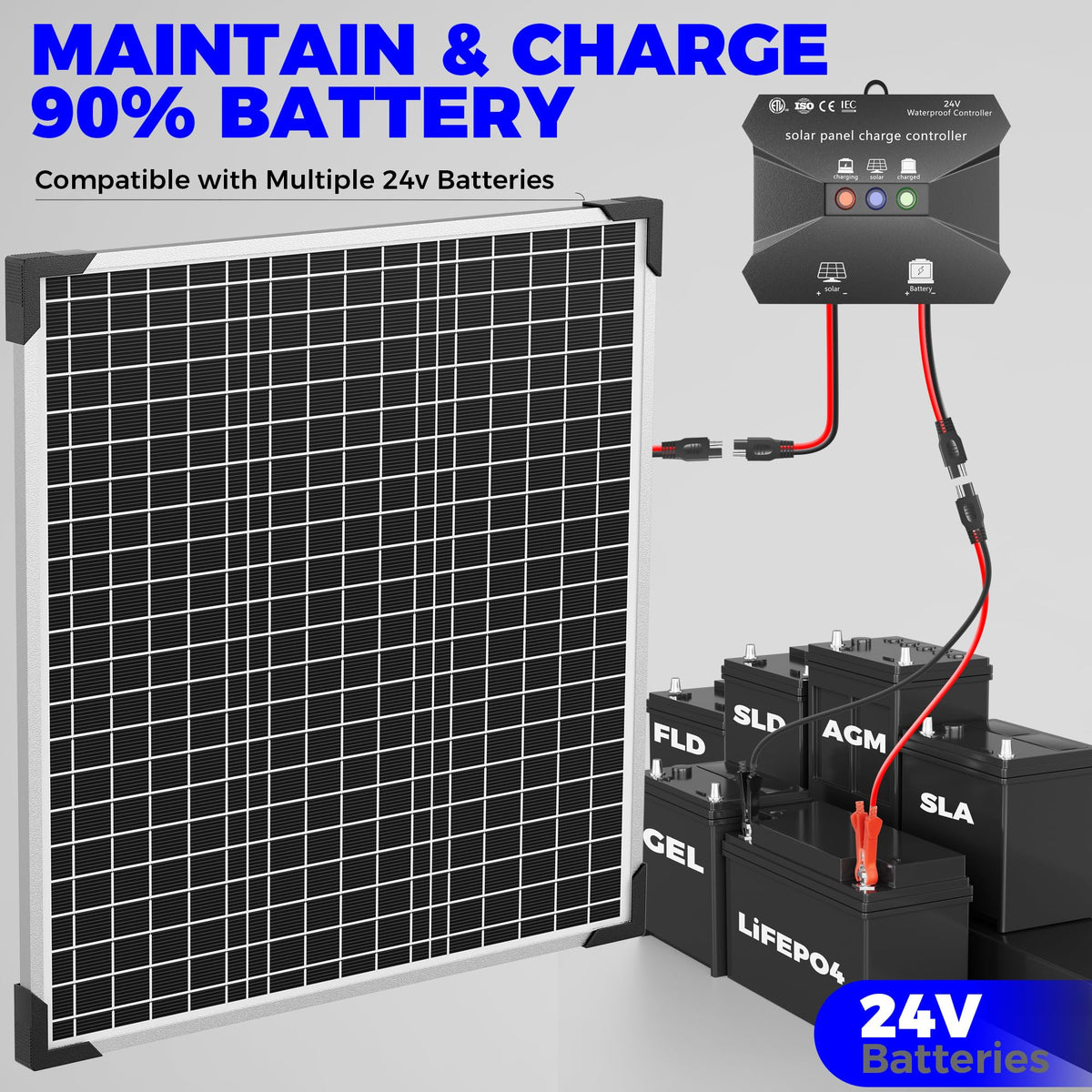 Voltset connections and wiring for safe outdoor use