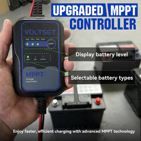 Voltset IP67 waterproof panel withstands rain and snow for outdoor charging.