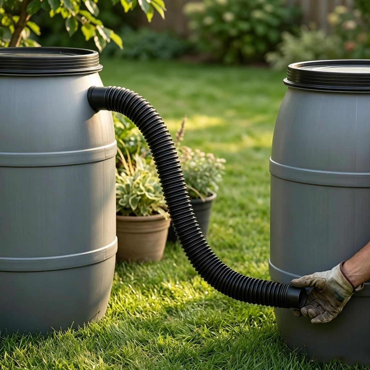 Volwiqu easy tool-free installation for quick rainwater storage