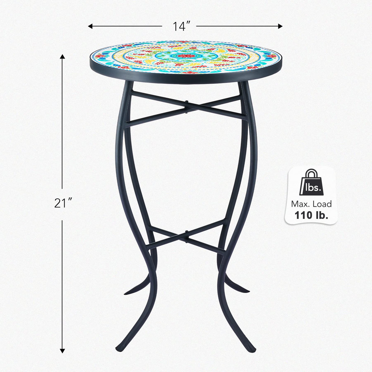 Vonluce suitable for indoor or outdoor use on patios.