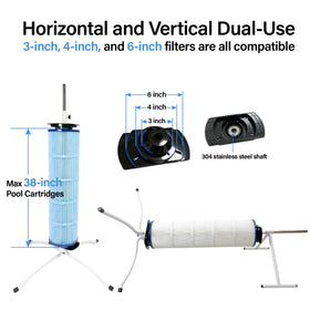 Vootenec universal compatibility guarantees secure fit for various cartridge sizes during cleaning.