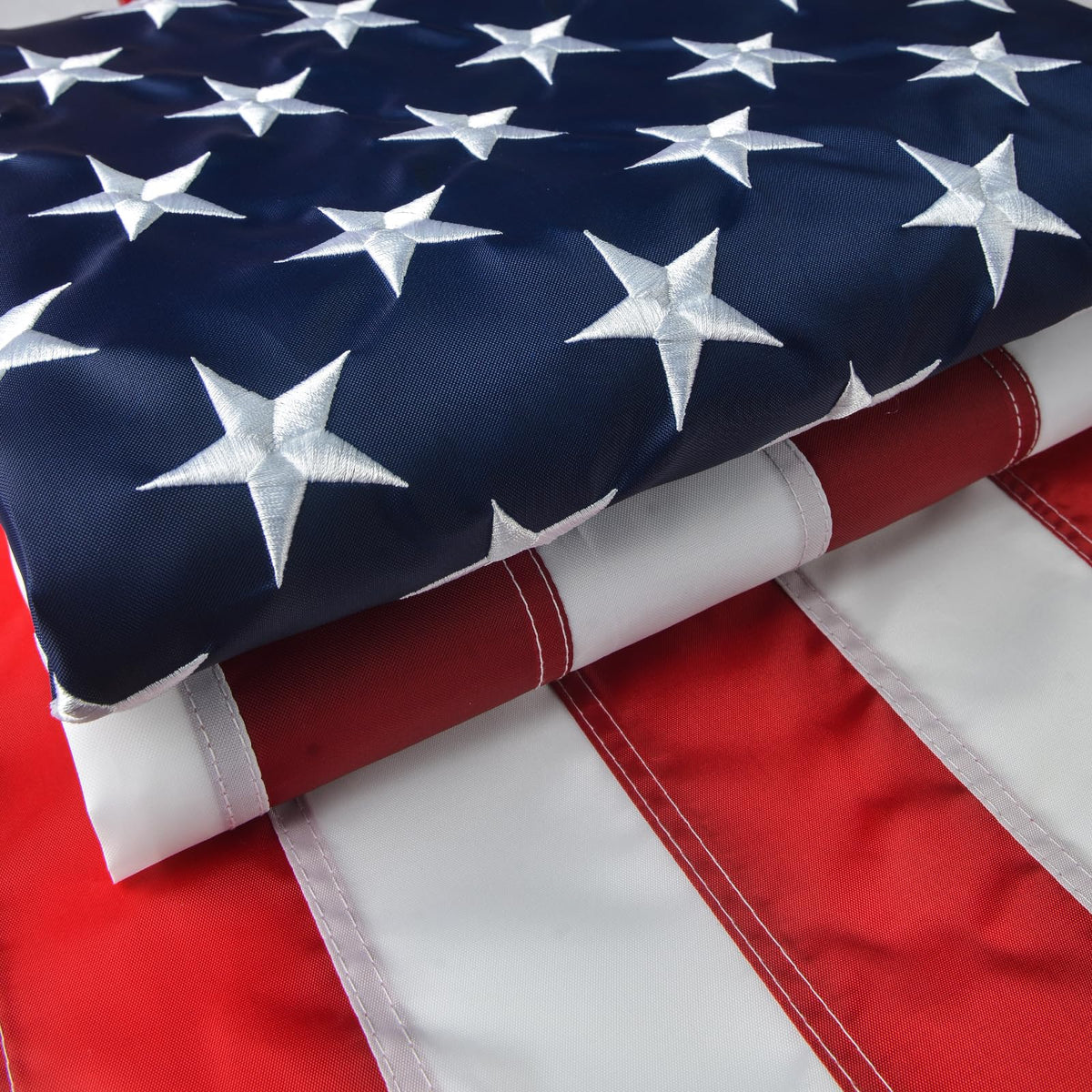 VORENUS American Flag 3x5 outdoor with embroidered stars for yard display.